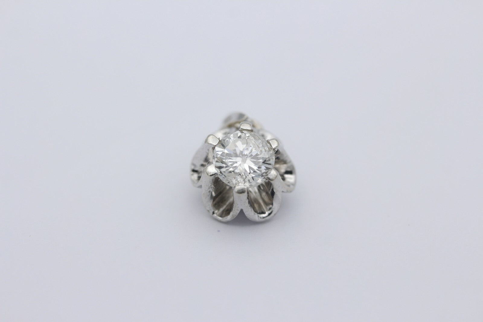 Schöner Solitär Brillant Anhänger aus 585er Weißgold ca. 0,75ct.