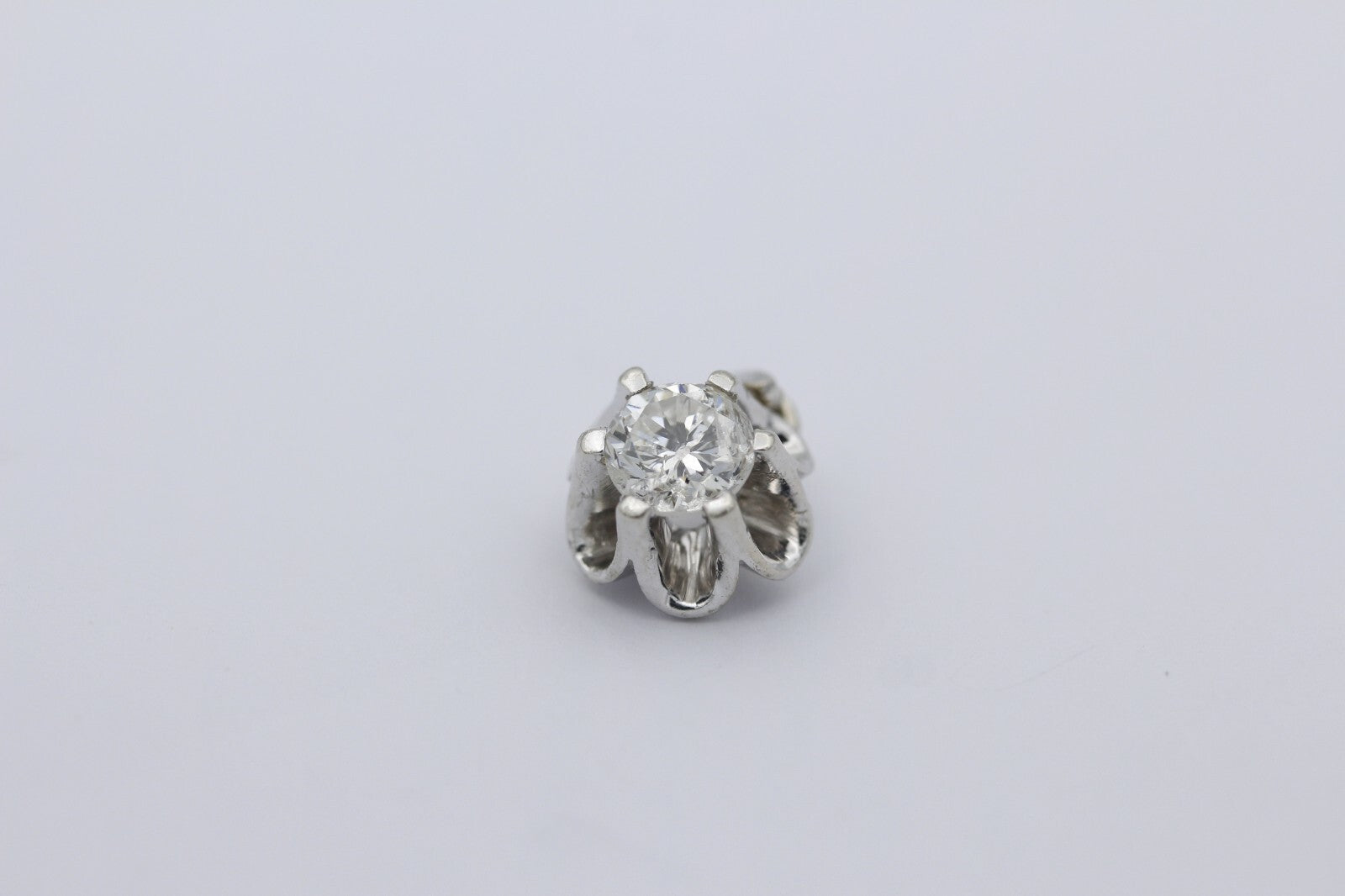 Schöner Solitär Brillant Anhänger aus 585er Weißgold ca. 0,75ct.