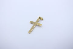 Kreuz Gold Anhänger aus 333 / 8k Gelbgold Unisex Kreuzanhänger