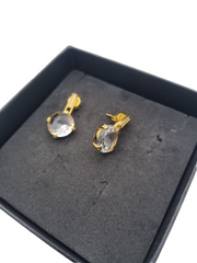 Wunderschöne Designer Jette Joop Damen Ohrstecker mit Bergkristall & Brillanten