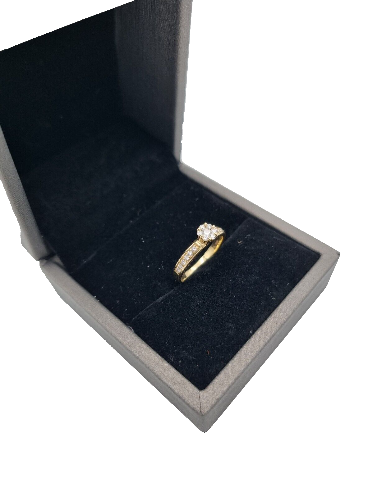 Traumhafter Damen Diamant Ring aus 585er Gelbgold Gr. 52