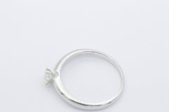 Schöner Christ Solitär Damen Ring 585 / 14k Weißgold mit ein Brillant 0,25 ct.
