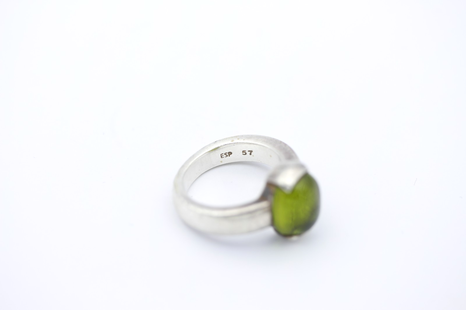 Original JOOP Designer Ring 925 Sterling Silber mit großem Peridot Massiv Gr. 57