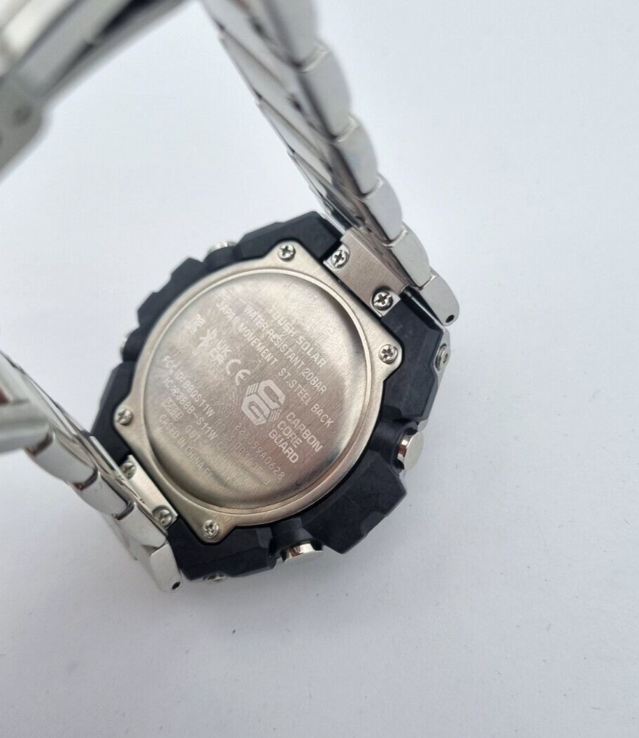 Casio Tough Solar G-Shock Silber Herren Armbanduhr GST-B500D