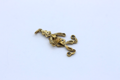 Harlekin Anhänger Clown aus 333 / 8k Gelbgold mit Zirkonia