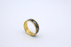 MICHAELA FREY TEAM Ring | Emaille vergoldet | Schmetterling Motiv | Gr. 56