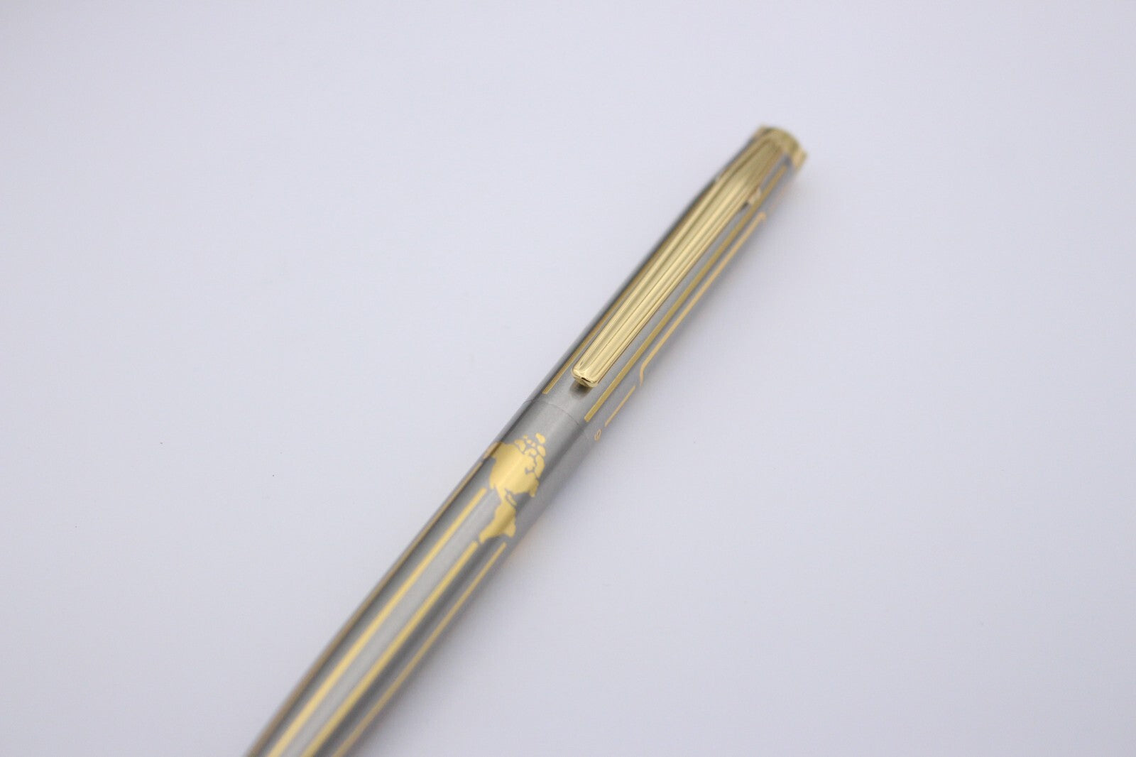 Elysee for Elegance Designer Kugelschreiber 24 Karat Vergoldet Silber Wie Neu