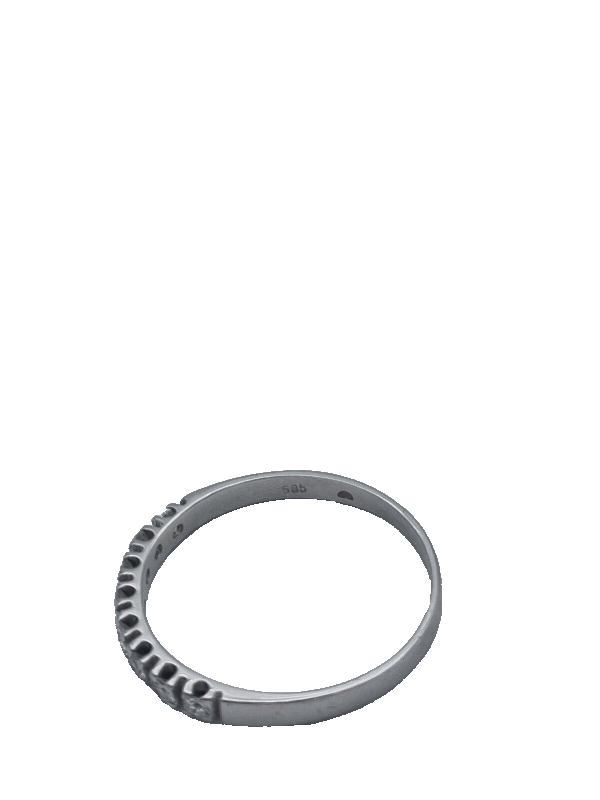 Schöner Damen Ring aus 585er Weißgold mit Brillanten Gr. 62