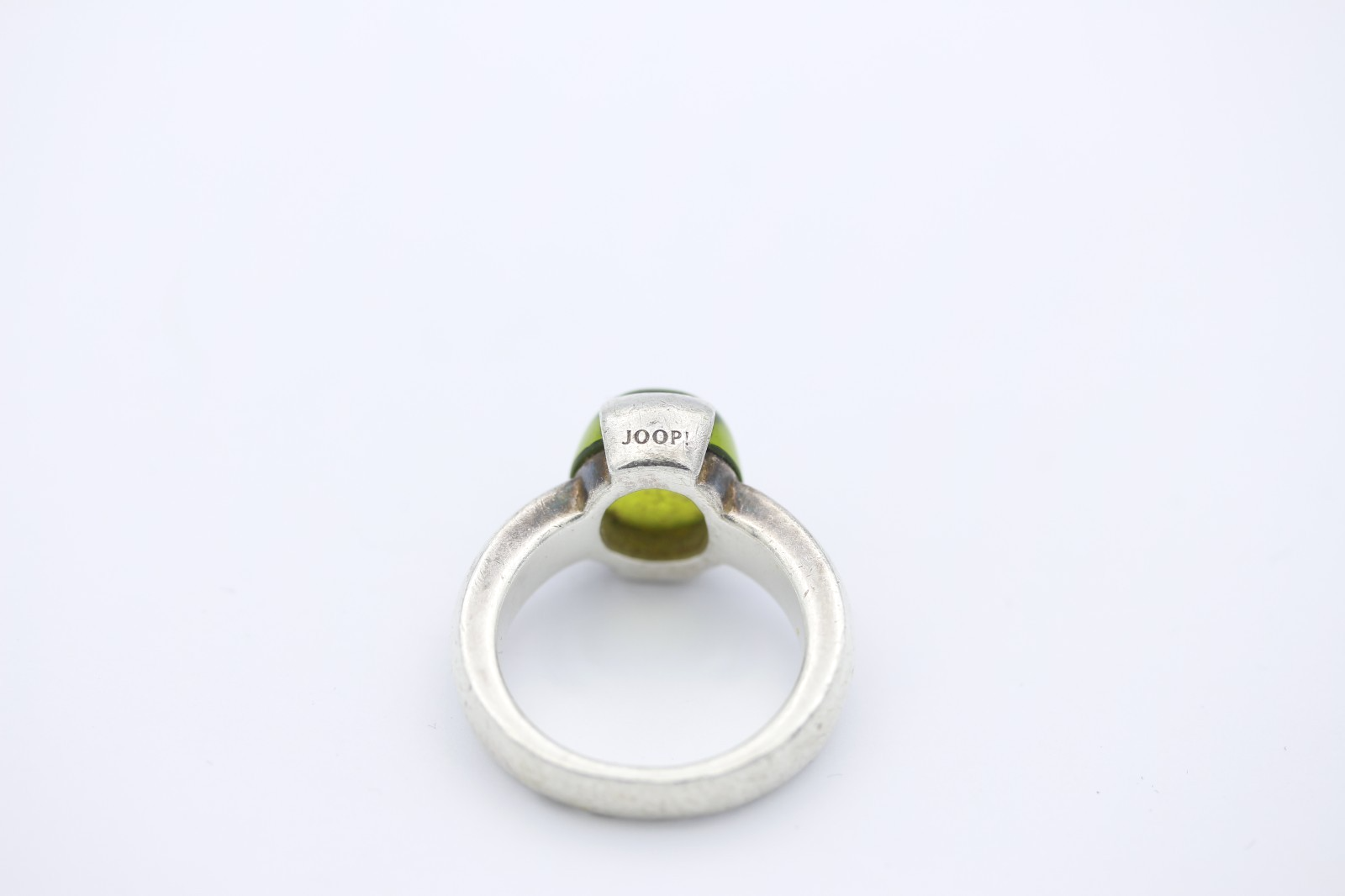 Original JOOP Designer Ring 925 Sterling Silber mit großem Peridot Massiv Gr. 57