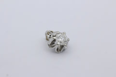 Schöner Solitär Brillant Anhänger aus 585er Weißgold ca. 0,75ct.