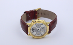 Seiko Cronograph 7T36-7A00 Quartz Mondphase / Moonphase Vintage Uhr 36 mm