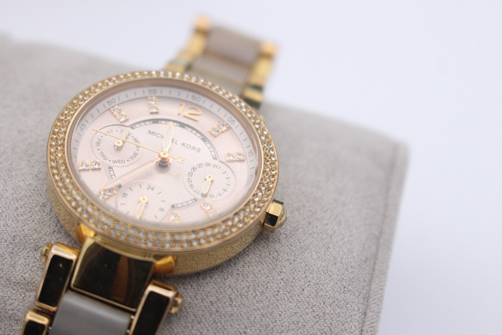 Michael Kors Parker Damenuhr MK6110 PVD Roségold Chronographen 33 mm