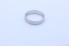 Tiffany & Co. Together Ehering Trauring mit doppeltem Milgrain-Rand 950 Platin