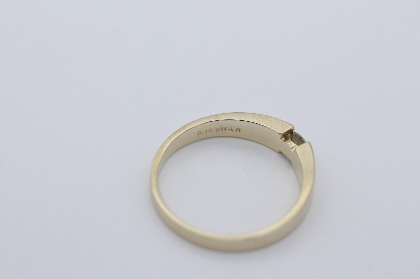 Christ Damen Ring aus 14k/585er Gelbgold mit ein Diamant 0.10 ct.