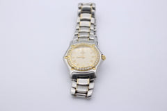 Ebel Uhr 1911 Ref.188901 18k Gelbgold Edelstahl Quarz Saphir Diamanten 27mm