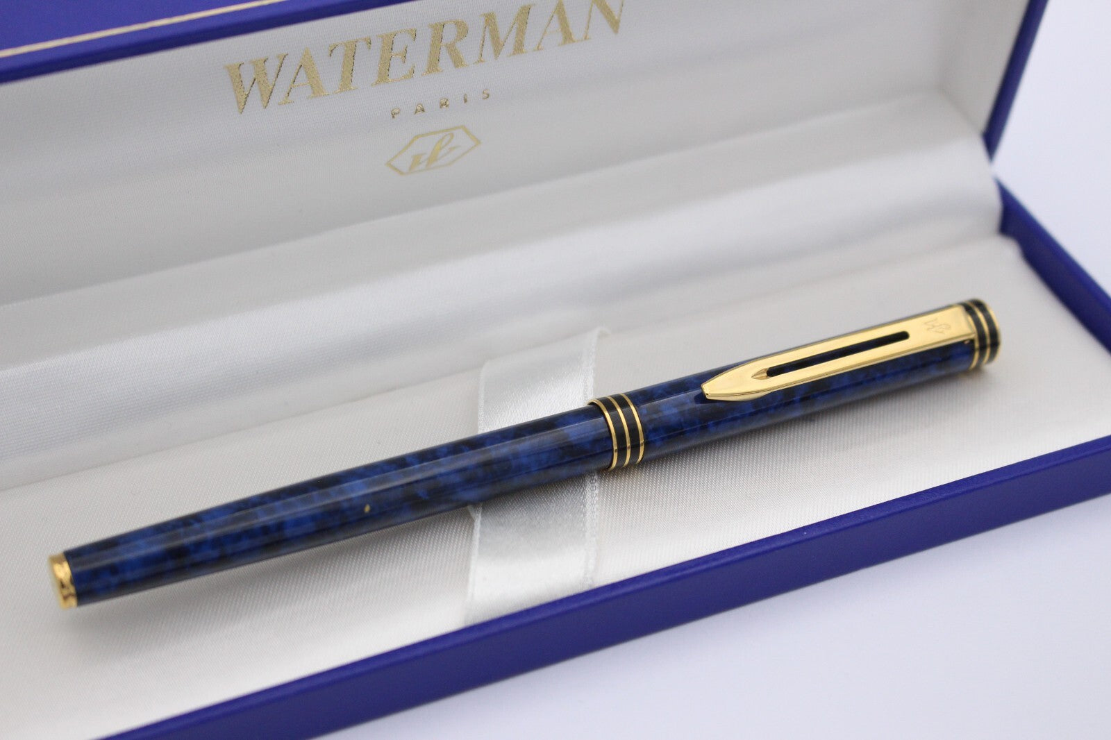 Waterman Vintage Hemisphere Blau Marmoriert Kugelschreiber