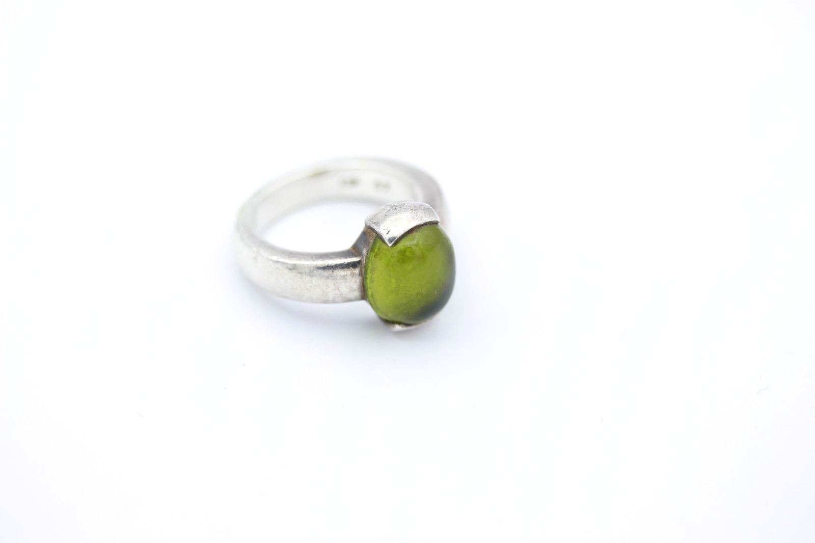 Original JOOP Designer Ring 925 Sterling Silber mit großem Peridot Massiv Gr. 57