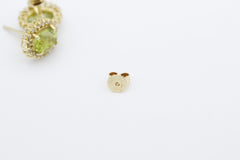 Traumhafter Ohrschmuck Ohrstecker aus 585 / 14k Gelbgold mit Citrin & Diamanten