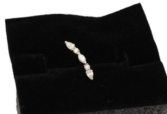 Thomas Sabo SABOTEUR Einzel Piercing Stecker 750er/18k Gelbgold mit Diamanten