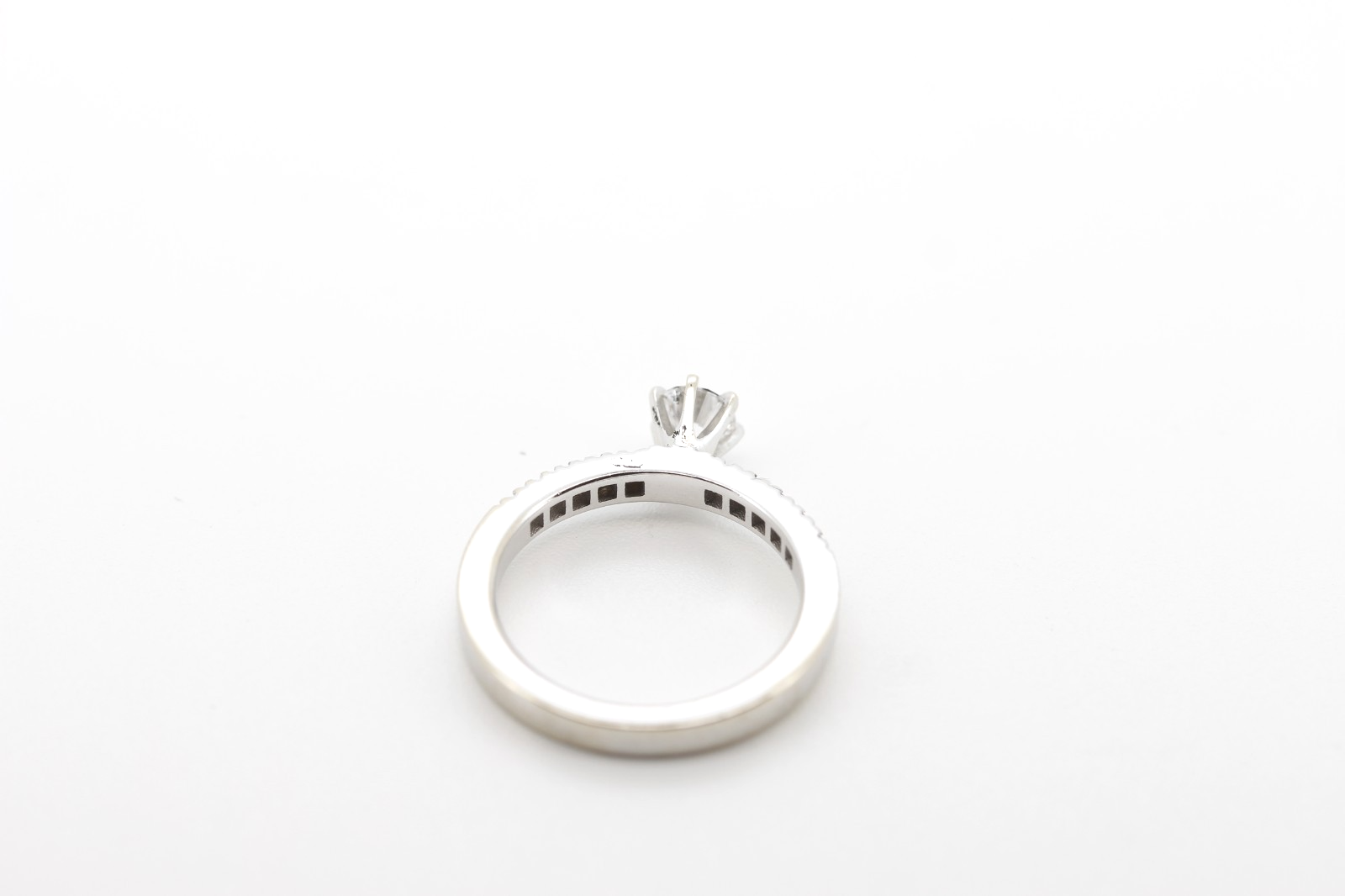 Eleganter 750er 18K Weißgold Goldring mit Diamanten Hochwertiger Schmuck Gr. 51