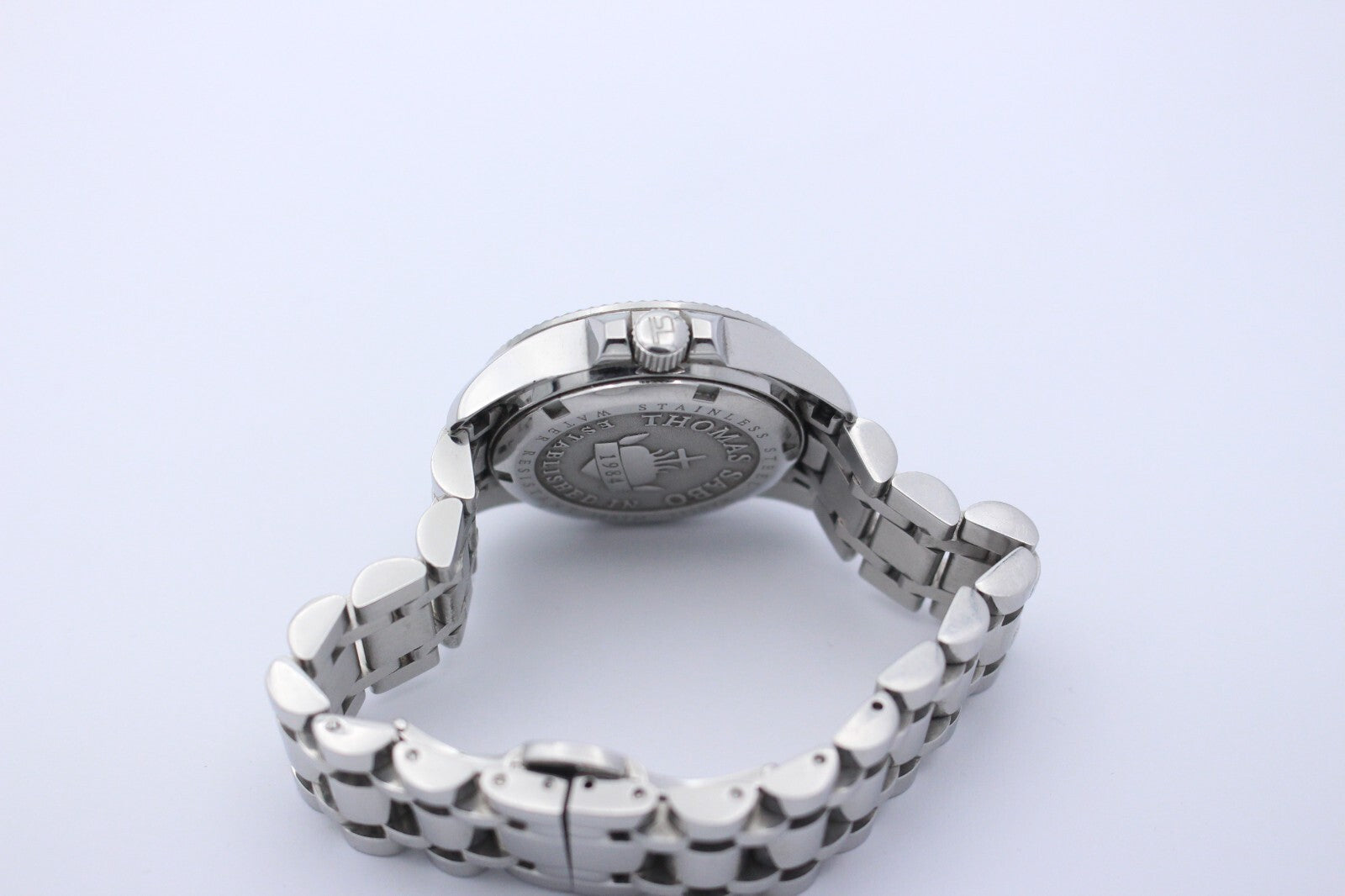 Thomas Sabo Damen Armbanduhr Quarz Edelstahl WA0317 Silber 33 mm
