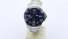 Longines HydroConquest Blaues Zifferblatt Herrenuhr L3.780.4 Edelstahl Automatik