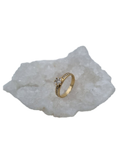 Traumhafter Damen Diamant Ring aus 585er Gelbgold Gr. 52