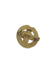 DRK Deutsches Rotes Kreuz Ehrennadel 50 Blutspender 333er Gold Diamanten Granat