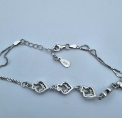 Wunderschöner Damen Herz Armband aus 925 Sterlingsilber Zirkonia