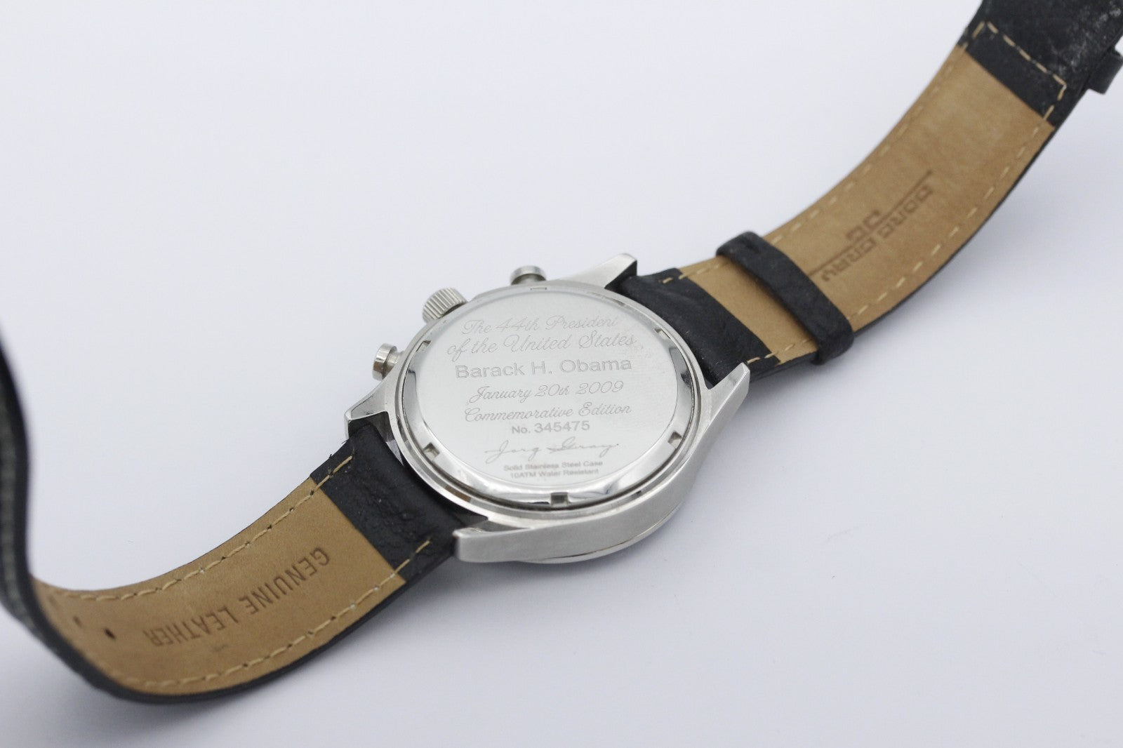 Jorg Gray JG6500 Gedenkausgabe Chronograph Herrenuhr Barack H. Obama Präsident