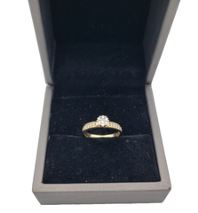 Traumhafter Damen Diamant Ring aus 585er Gelbgold Gr. 52