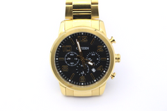 Citizen 0520-S090598F Quarz GN-4-S-11H Edelstahl Vergoldet Chronograph 42 mm