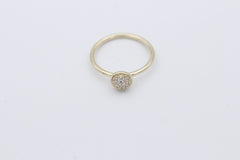 Pandora Damen Ring aus 585 / 14K Gelbgold mit Zirkonia | Gr. 56