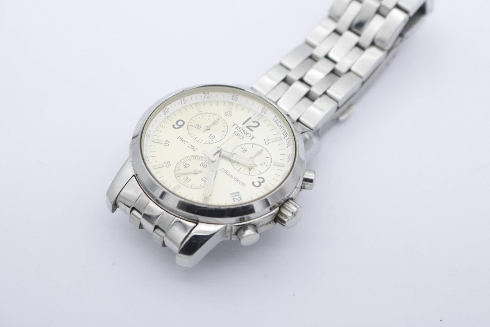 Tissot PRC 200 Chronograph Edelstahl T461 Quarz Herrenuhr 40 mm